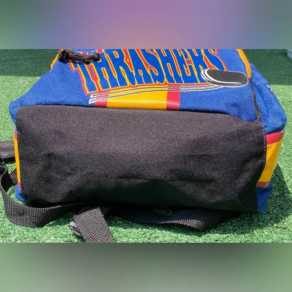 Rare Vintage Y2K Atlanta Thrashers NHL Hockey Team Colors Youth Backpack